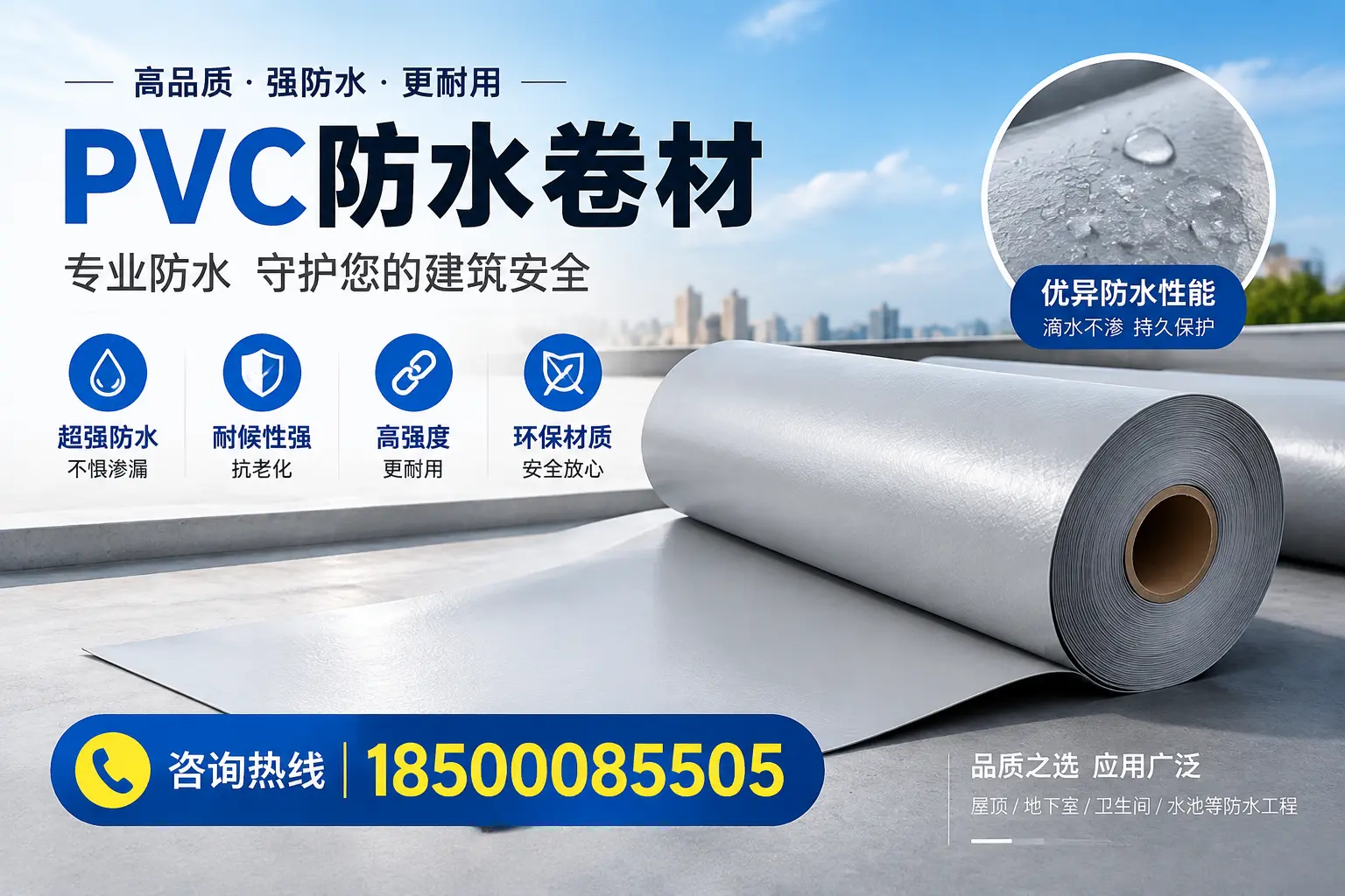 泉州地区pvc防水卷材的市场现状与发展趋势